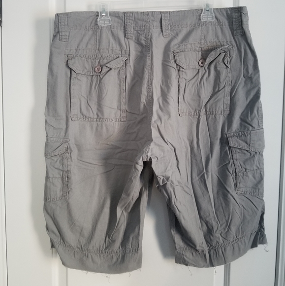Grey Cargo Shorts - Picture 2 of 4